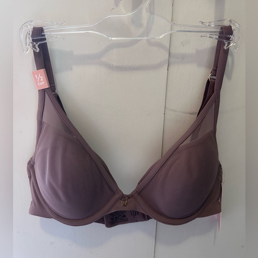 NWT 24/7 Classic Contour Plunge Bra Thirdlove (Size 30C1/2 fits like 30D)